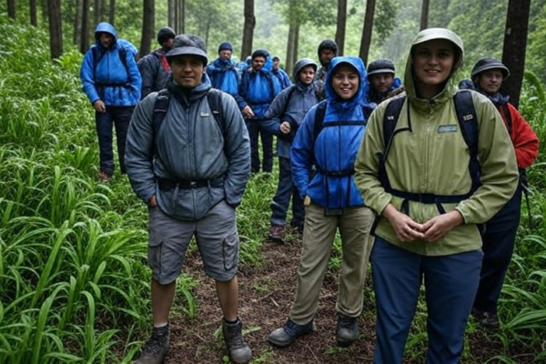 Image of monsoon treckers