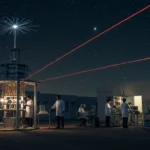 Quantum entanglement based free space communication demonstration imagined